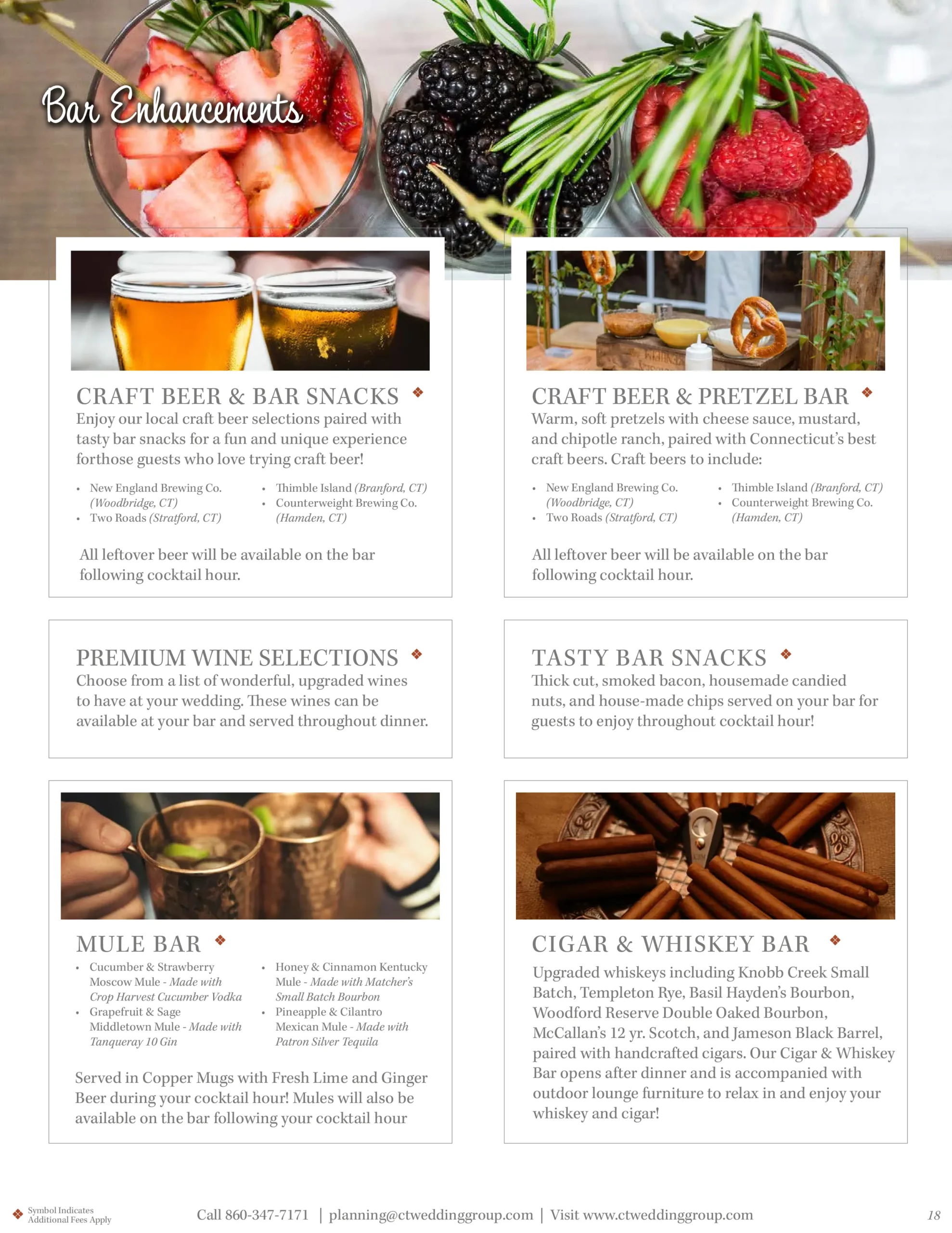 CT Wedding Menu image