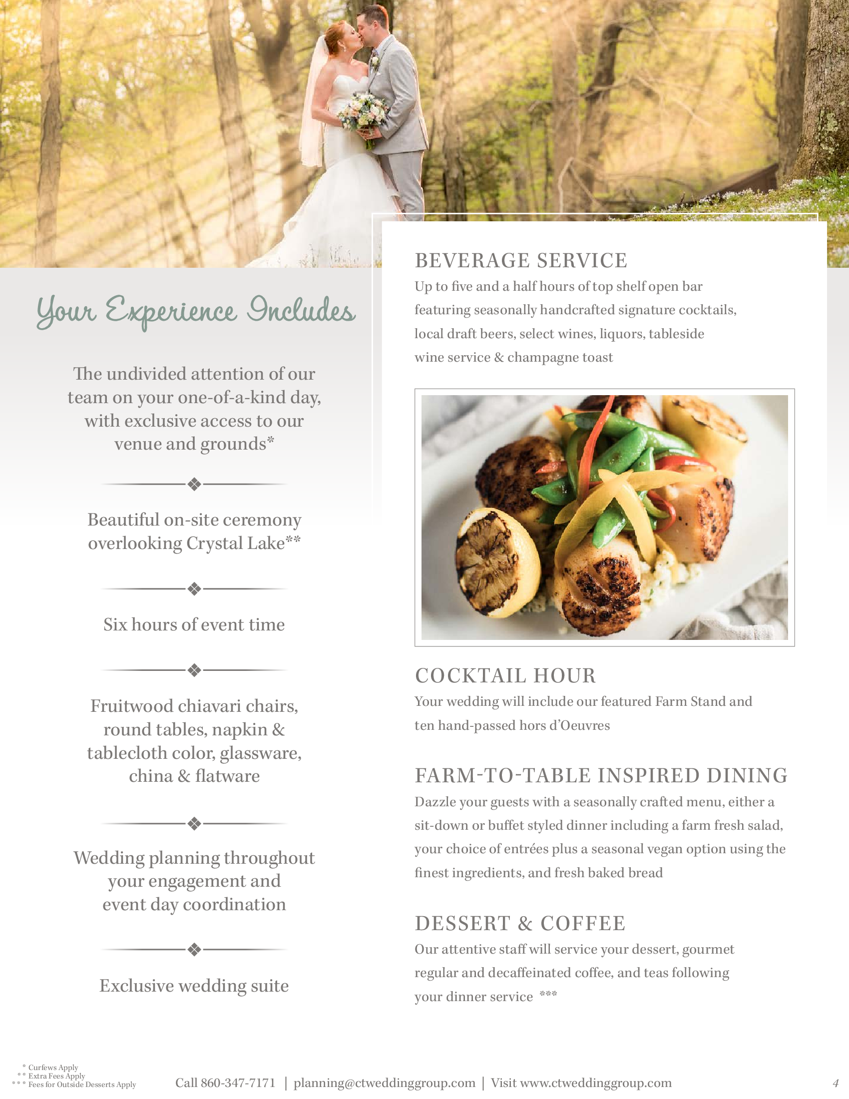 CT Wedding Menu image