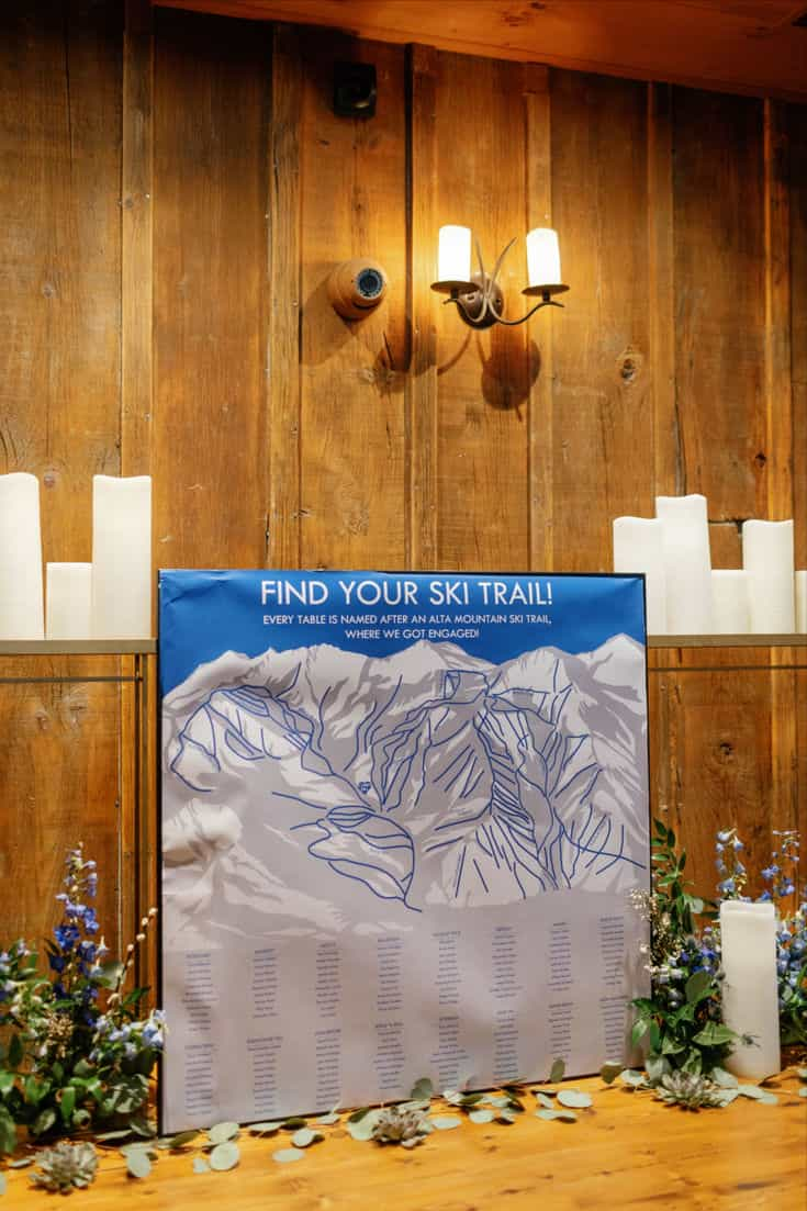 Fun Ski Trail Seating Chart at The Barns at Wesleyan HIlls